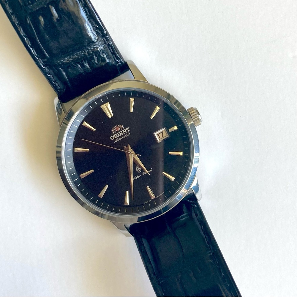 Orient Symphony II automatic dress watch with black dial